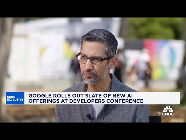 Alphabet CEO Sundar Pichai: We can do Google search a lot better with generative AI