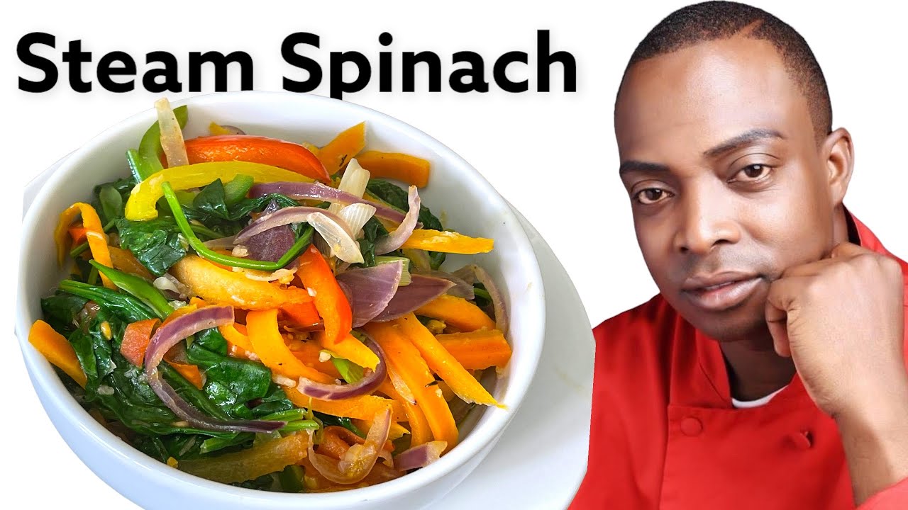 Steam baby spinach make one of the best ! Chef Ricardo Cooking! YouTube