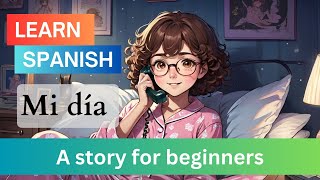 Mi día | Improve and learn Spanish with a story | Spanish for Beginners