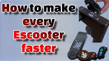 How to make EVERY ESCOOTER FASTER