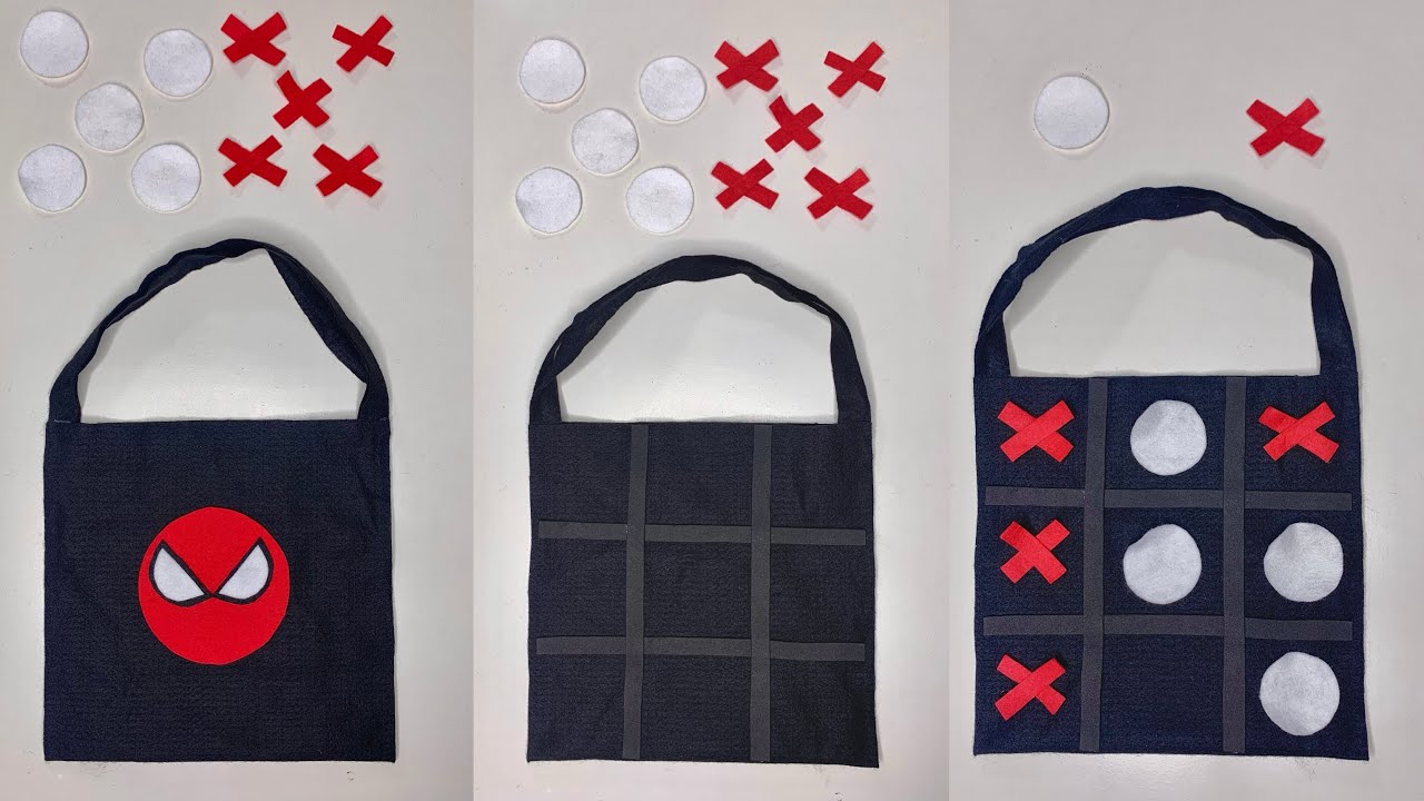 Bolsa de jogo da velha do homem aranha 🕷️ ❤️