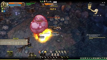 Full Dex Barbarian Lv104 vs Lv112 Soggy Mushwort - Tree of Savior Boss Fight