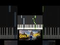 ［Only Up!］BGM Piano Cover #shorts