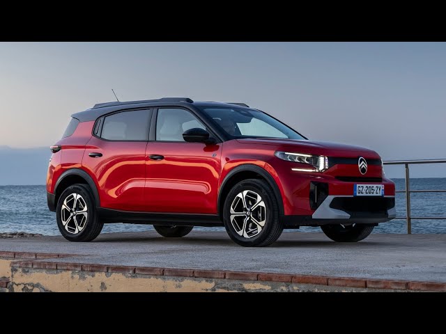 Miniature Citroën C3 Aircross 2025 – Rouge Elixir, Toit Noir, échelle 1:43, Modèle Réduit De Collection