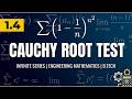 1.4 Sum of (1-1/n)^(n^2) |  Cauchy Root Test | Infinite Series | Engineering Mathematics | B.Tech