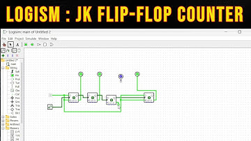 Logisim: JK Flip-flop Counter