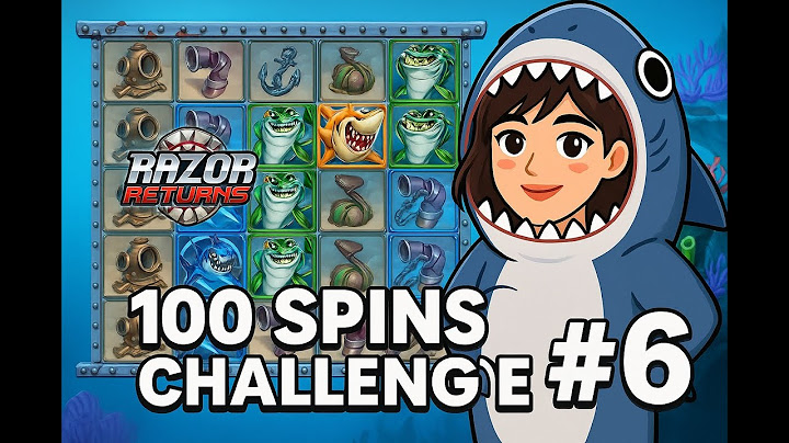 RAZOR RETURNS – 100 Spins Challenge #6 🦈 FULL SHARK MODE!