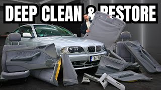 BMW E46 Interior DEEP Clean & Restore  Car Detail