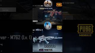 Which one is better👍😮PUBG PC M762 Vs PUBG MOBILE M762🥶🥶🤯 upgradeable gunskins #pubgpc #comparisons
