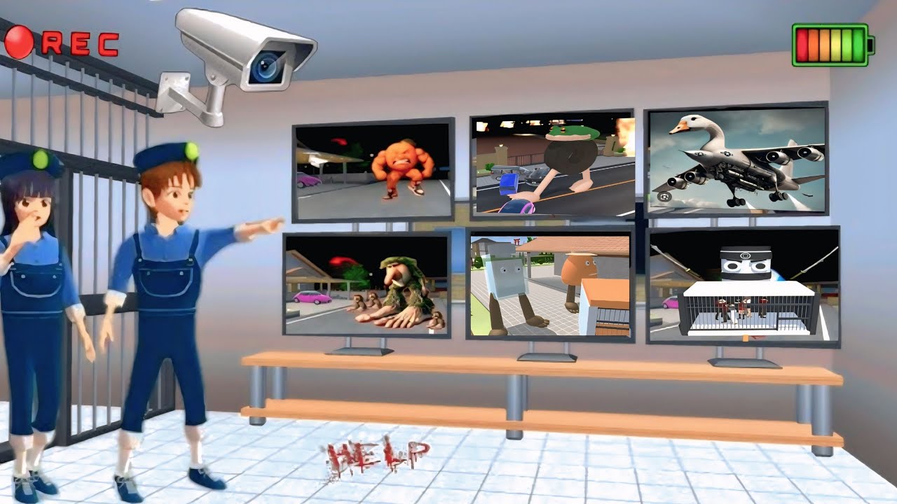 CCTV Merekam Pasukan Anomali .Yuta mio panik #dramasakuraschoolsimulator #dramasakura #sss