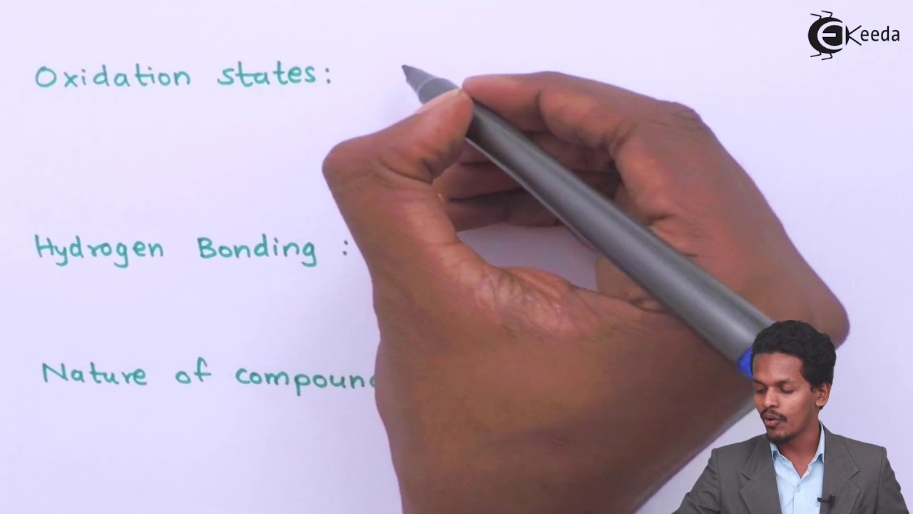 Anomalous Behaviour Of Oxygen P Block Elements Chemistry Class 12 