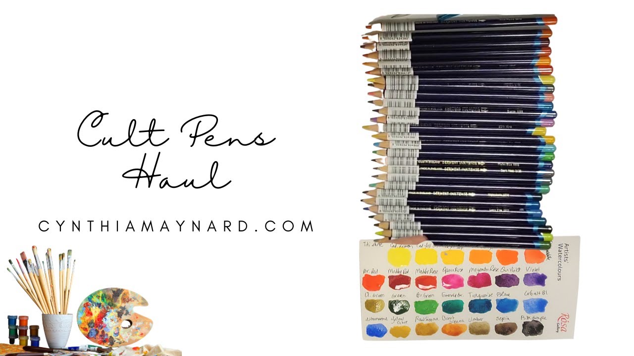 Cult Pens Haul New Inktense Pencils Colors! Finally! YouTube