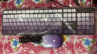 Portronics Key11 Combo Rechargeable Wireless Keyboard and Mouse Set, Bluetooth