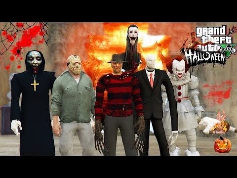 ESPECIAL DE HALLOWEEN! Virando a lenda! GTA 5 Caçadores de LENDAS