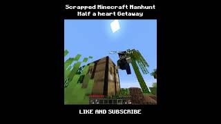 Minecraft Manhunt Chase #minecraft #manhunt #dream #clutch