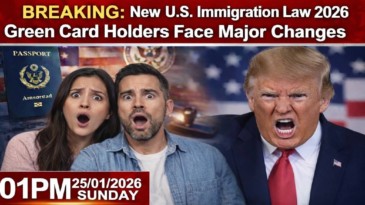 BREAKING: New U.S. Immigration Law 2026 Green Card Holders Face Major Changes