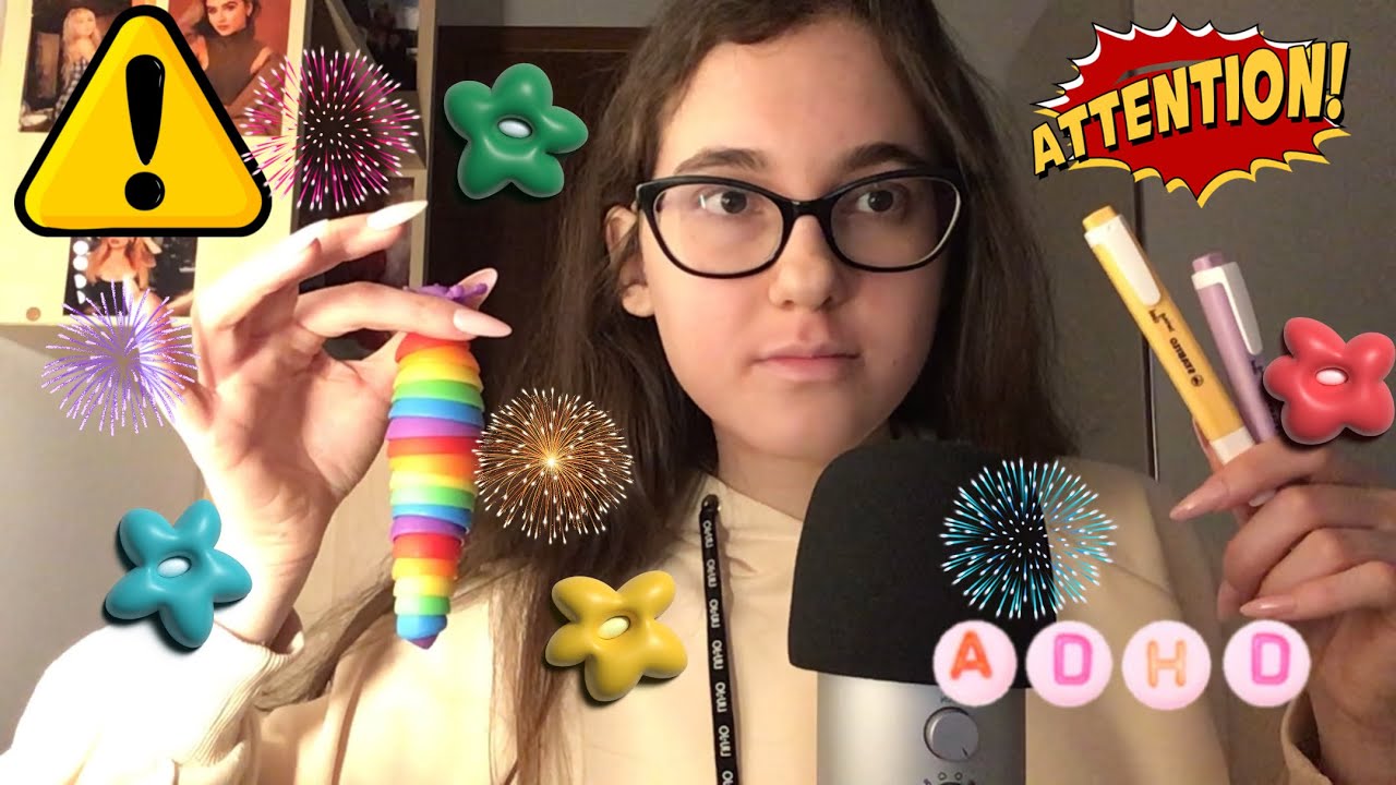 ASMR ADHD | apri questo video se hai PROBLEMI DI ATTENZIONE ⚠️