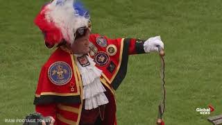 Town crier announces birth of Meghan Markle and Prince Harry's royal baby boy