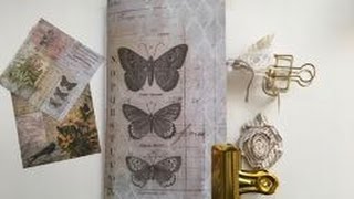 Traveler's Notebook Junk Journal -  Using ARTYmaze and J9Scraps