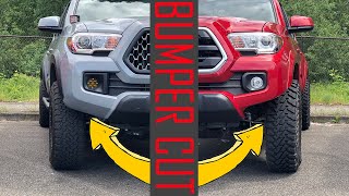 3rd Gen Tacoma Front Bumper Cut