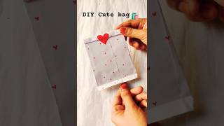 DIY Cute bag#bagcraft #paperbag #craftideas #crafting#bag#handmade  #youtubeshorts #viral