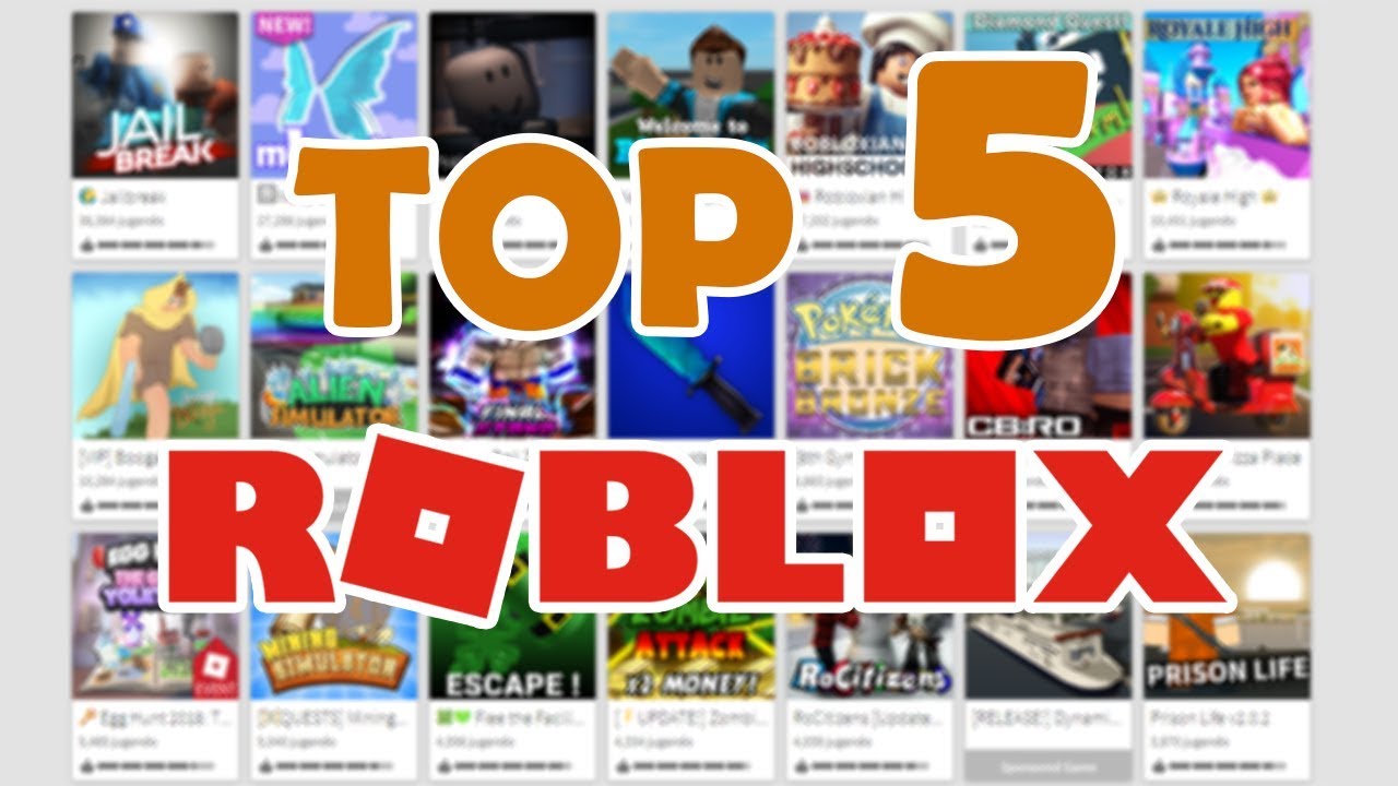 Los Mejores Juegos De Roblox Top 5 - the new roblox logo roblox youtube juegos videojuegos