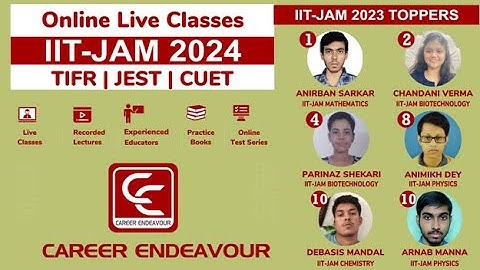IIT JAM Online Classes | Career Endeavour
