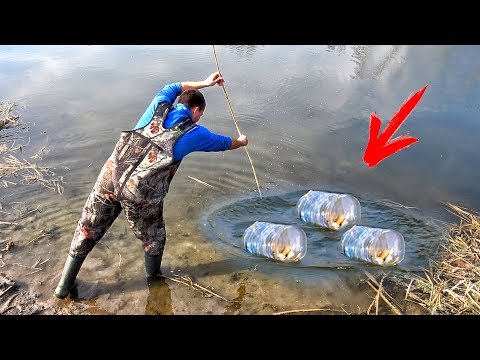 ЛОВЛЯ РАКОВ как в СССР!!! ЛОВУШКИ и ХЛЕБ с ЧЕСНОКОМ!!! РАКОЛОВКА за 5 МИНУТ