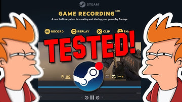 NEW Steam Game Recording BETA, TESTED!