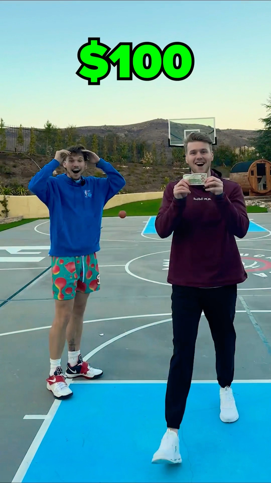 $1 vs $10,000 Basketball Challenge ft. @Jesser