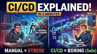 From Laptop to Millions: CI/CD Explained in 5 Minutes (Beginners(