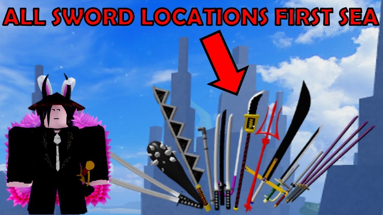 All Swords Locations in First Sea - Blox Fruits 