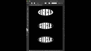 Adobe illustrator tips-Insert text into a shape #illustratortutorial