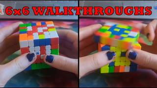 6x6 Dual Neutral Cross + Centres Example Solves, Part 1 | Hoya Method Walkthroughs (Advanced)