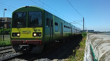 Dart Train number 8616 - Booterstown, Dublin