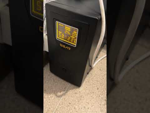 ИБП Gear 1500VA LCD Metal RJ45+USB (GU-1500MLCD)