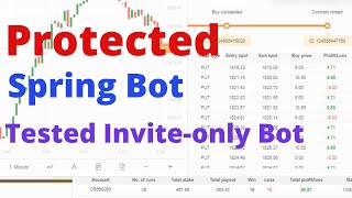 Protected Binary.com Bot - Spring Binary Bot | Tested Invite-only Friendly Bot