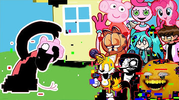 FNF - Dear Brother V3 But All Pibby Characters Sings It 🎤 (Every Turn a Different Character Sings)