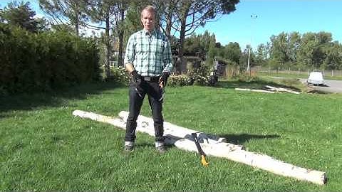 Fiskars WoodXpert kabliai rąstelių galams XA2 ir XA22 (2 video)