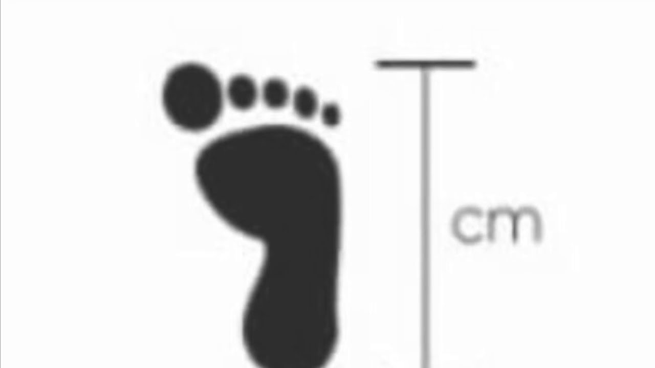 numero do calçado em cm