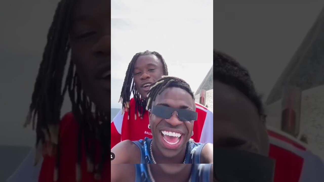 Vinicius and Camavinga cama oh cama oh  😂 