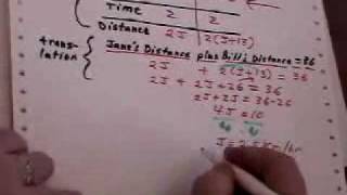 A Distance-Rate-Time - type of word problem