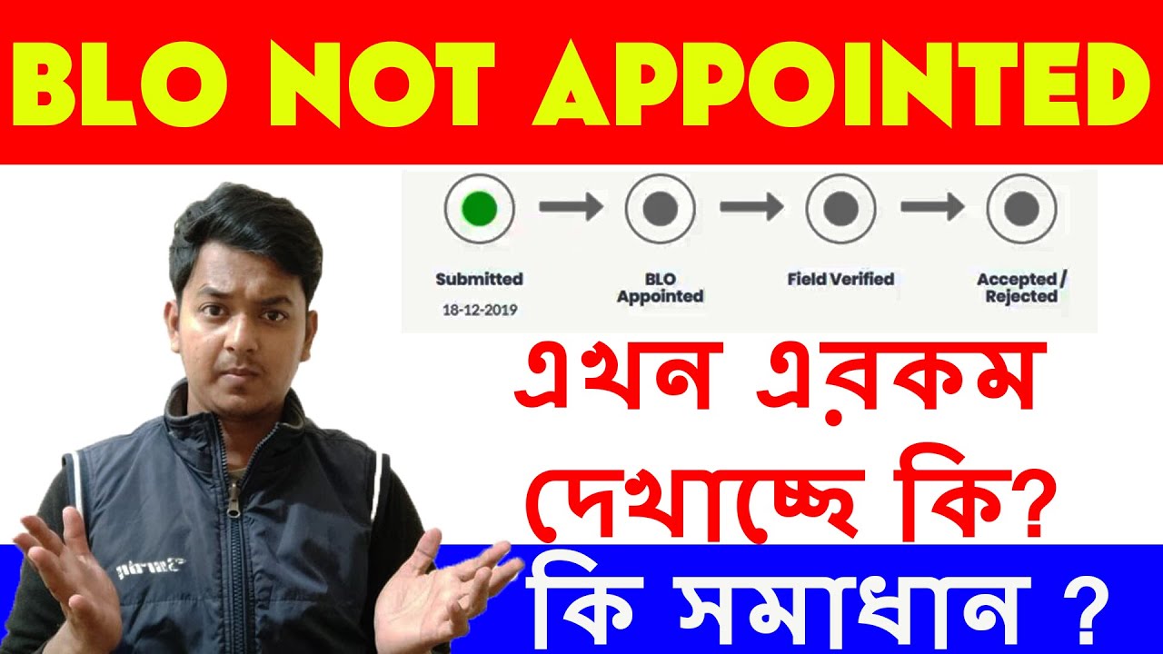 Voter Card Verification BLO Not Appointed