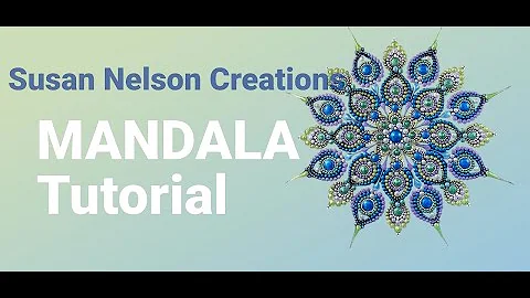 Dot Mandala Tutorial - Vintage Brooch