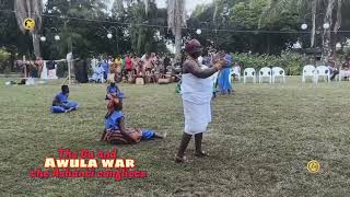 the Awula war. in Traditional art performance at Chale wɔte' 2023