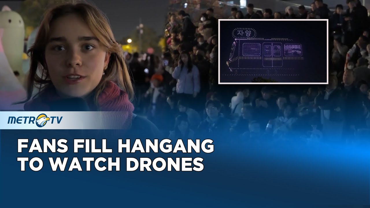 KPop Demon Hunters Drone Show Lights Up Seoul Night Sky