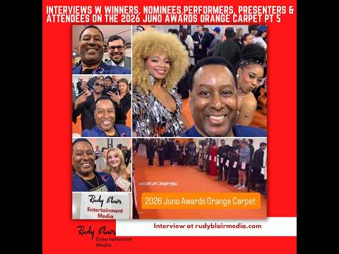 Intvs w Winners, Nominees,Performers, Presenters & Attendees On The 2026 Juno Awards Orange Carpet 5