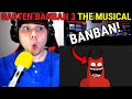 ♪ GARTEN OF BANBAN 3 THE MUSICAL - Animated Song @lhugueny REACTION!