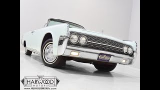 116114 1962 Lincoln Continental Convertible Sold