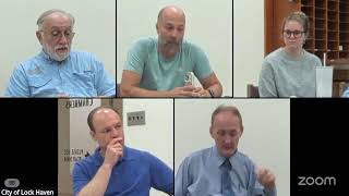 Lock Haven City Council Special Meeting - 8.31.2026